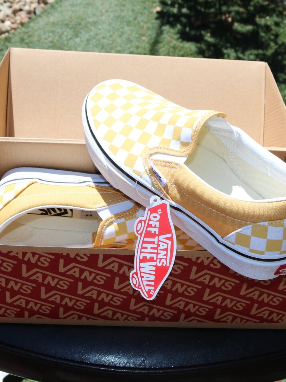 VANS classic slip on yellow checkerboard - Picture 8 of 10